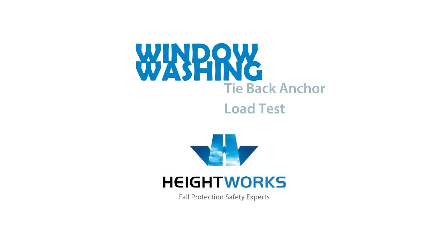 Window Washing Tie-Back Anchor Load Test