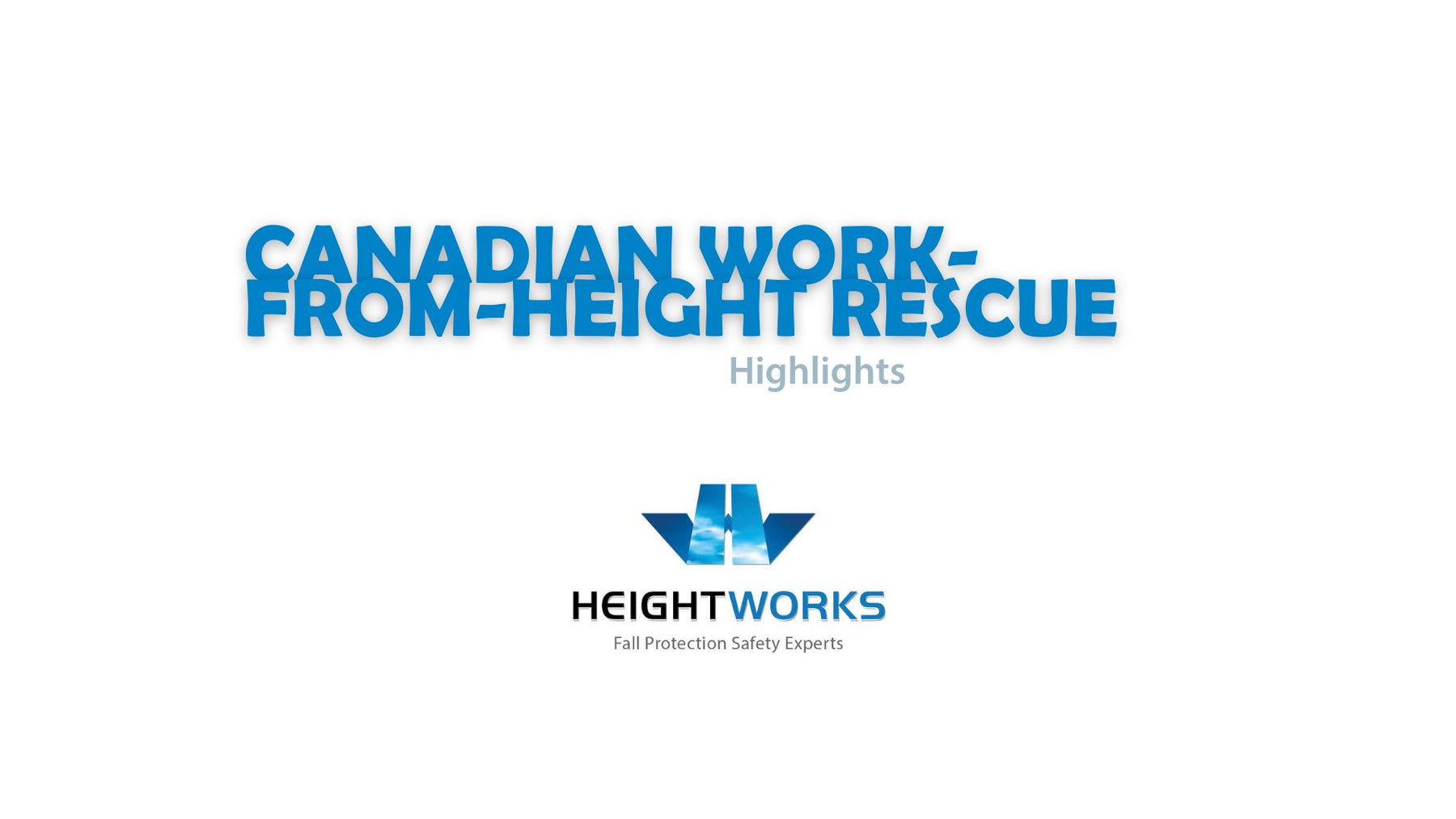 Canadian Work-from-Height Rescue: A 2023 Highlight