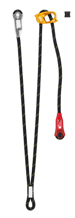 Petzl Progress Adjust Y adjustable lanyard for versatile positioning.